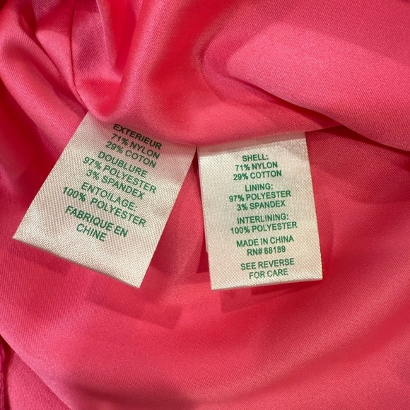 Lilly Pulitzer Allyson Dress Size 00 Pink Tropics Floral Lace NWT - Picture 9 of 16